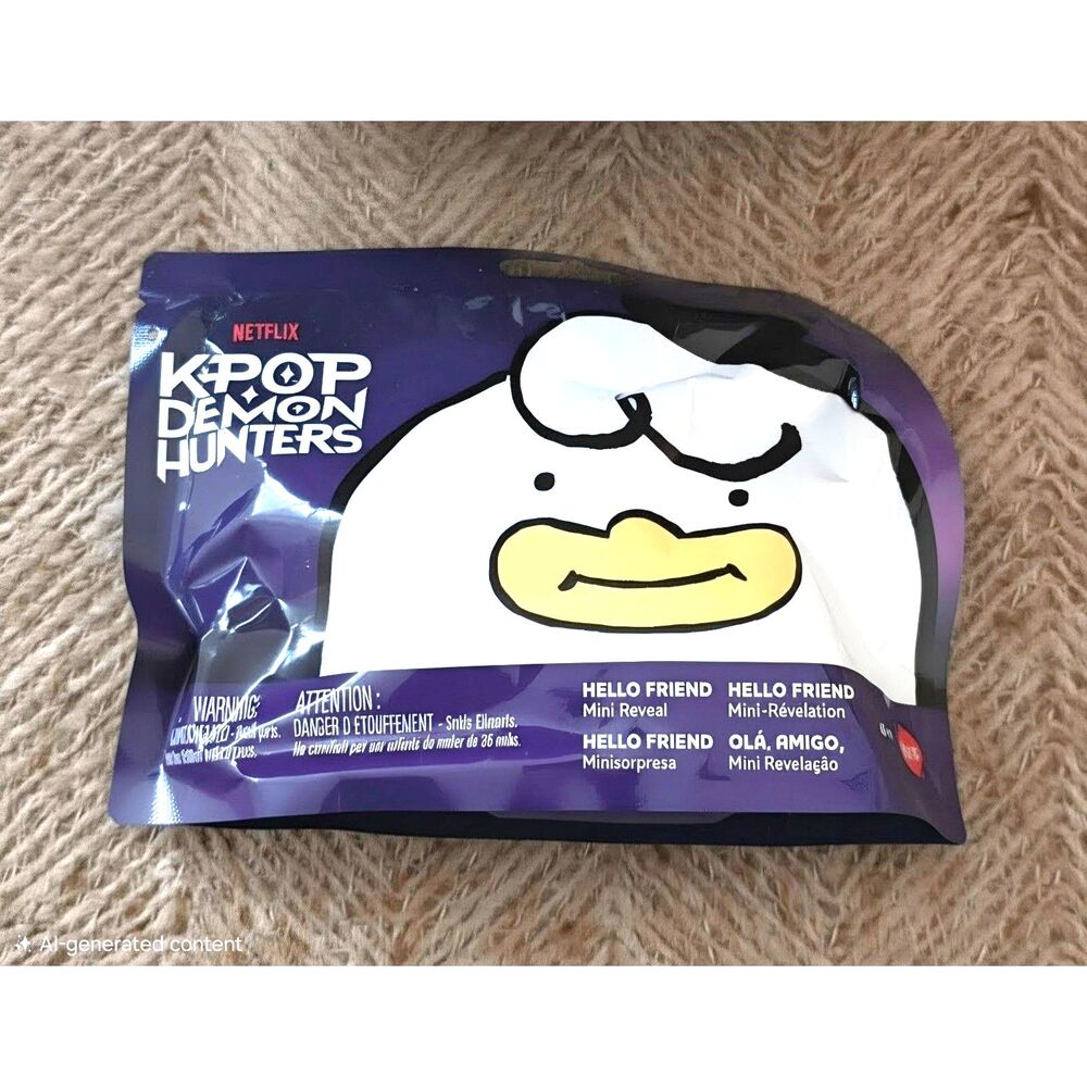 Netflix KPop Demon Hunters Hello Friend Mini Reveal Blind Bag Keychain - New